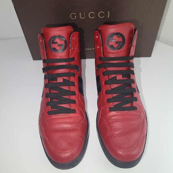 Authentic GUCCI Silverstone High-Top - Picture 3 of 5